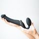 Безремінний страпон з вібрацією Strap-On-Me Vibrating Black M, діаметр 3,8см, пульт ДК, регульований SO3354 фото 8
