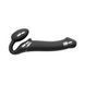 Безремінний страпон з вібрацією Strap-On-Me Vibrating Black M, діаметр 3,8см, пульт ДК, регульований SO3354 фото 2