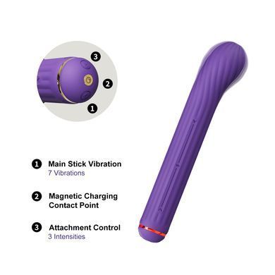 Вібратор Otouch Magic Stick S1 Plus - Purple SO9438 фото