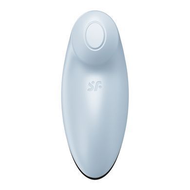 Вібростимулятор-пульсатор Satisfyer Tap & Climax 2 Blue, ефект постукування пальцем SX2183 фото