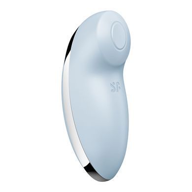 Вібростимулятор-пульсатор Satisfyer Tap & Climax 2 Blue, ефект постукування пальцем SX2183 фото