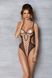 Еротичне боді Passion MARINA BODY, XXL/XXXL, beige, з відкритими чашками SO9716 фото 6