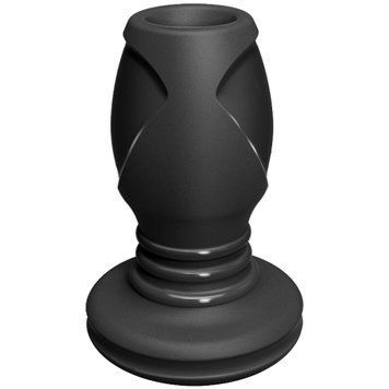 Анальний тунель Doc Johnson Platinum Premium Silicone &mdash; The Stretch &mdash; Medium &mdash; Black SO4923 фото