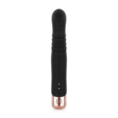 Вібратор-кролик Rosy Gold - Rabbit Vibrator with thrusting function - Black SX3069 фото