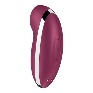Вібростимулятор-пульсатор Satisfyer Tap & Climax 2 Red, ефект постукування пальцем SX2185 фото