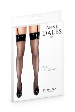 Панчохи сітка з вініловим верхом Anne De Ales Domina T2 SO4054 фото
