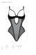 Еротичне боді Passion MARINA BODY, S/M, black, з відкритими чашками SO9718 фото 5