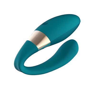 Вібратор для пар LELO Tiani Duo Ocean Blue, 2 мотори, пульт ДК SX1293 фото