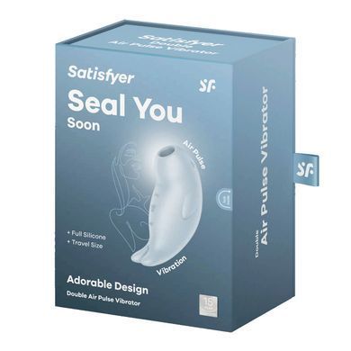 Вакуумний кліторальний стимулятор з вібрацією Satisfyer Seal You Soon, 2 незалежні мотори SX0564 фото