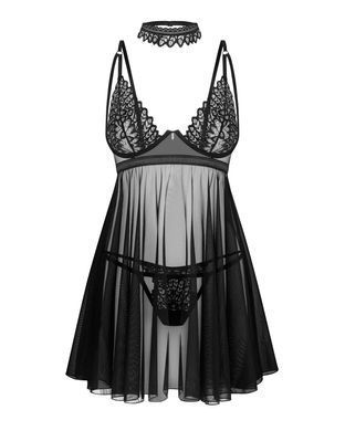 Бебі-дол Obsessive Donarella babydoll & thong M/L SX1138 фото