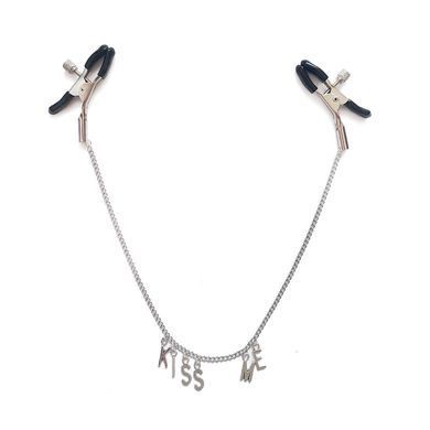 Затискач для сосків на ланцюжку Art of Sex - Nipple Сlamps Kiss Me SO5863 фото