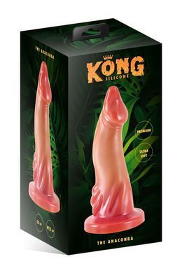Фентезійний фалоімітатор Kong Silicone The Anaconda, довжина 23 см, діаметр 5,5 см SO9941 фото