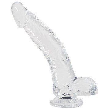 Прозорий фалоімітатор Alive Jelly Dildo Stallion (м'ята упаковка) SO5028-R фото