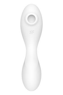 Вакуумний смарт-стимулятор із вібрацією Satisfyer Curvy Trinity 5 (White), керування зі смартфона SO6725 фото