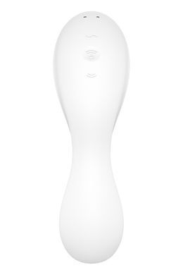 Вакуумний смарт-стимулятор із вібрацією Satisfyer Curvy Trinity 5 (White), керування зі смартфона SO6725 фото