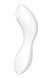 Вакуумний смарт-стимулятор із вібрацією Satisfyer Curvy Trinity 5 (White), керування зі смартфона SO6725 фото 4