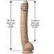 Фалоімітатор Doc Johnson Dick Rambone Cock White (в ПЕ пакеті!), Діаметр 6 см, довжина 42 см, ПВХ SO4556 фото 4