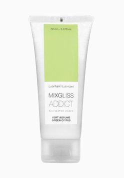 Лубрикант на водній основі MixGliss Addict Green Citrus (70 мл) лайм SO1618 фото