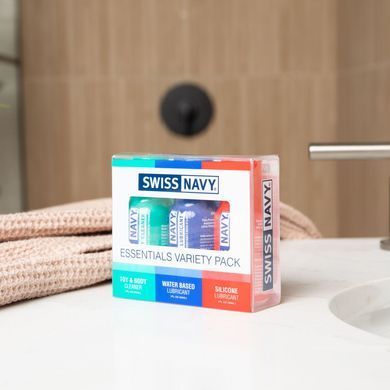 Набір Swiss Navy Essentials Variety Pack 3 х 30 мл SX1362 фото