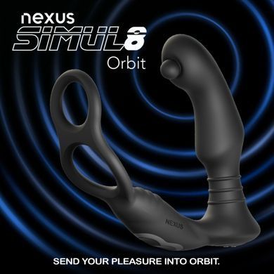 Стимулятор простати Nexus SIMUL8 Orbit Edition з ерекційним кільцем SX2699 фото