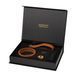 Нашийник з повідцем LOCKINK Tied Collar with Leash Set, коричневий, ланцюг зі шкіряною петлею та карабіном SX0828 фото 6
