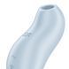 Вакуумний кліторальний стимулятор з вібрацією Satisfyer Pocket Pro 1 Blue SX0574 фото 4