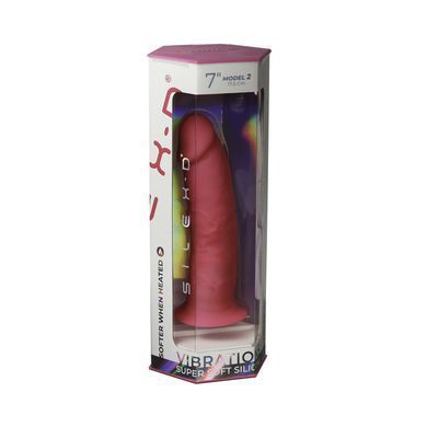 Фалоімітатор з вібрацією SilexD Henry Vibro Pink (MODEL 2 size 7in) + LRS, діаметр 4,4 см SX3130 фото
