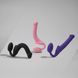 Безремінний страпон Strap-On-Me Rose M, повністю регульований, діаметр 3,3 см SX2568 фото 9