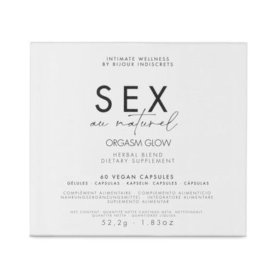 Натуральна харчова добавка для підвищення лібідо Bijoux Indiscrets Sex au Naturel &mdash; Orgasm Glow SO6631 фото
