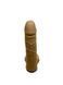 Мило у формі пеніса Чистий Кайф Brown size M, крафтове мило-член, натуральне SO2631 фото 2