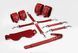 Набір Feral Feelings BDSM Kit 5 Red, наручники, поножі, хрестовина, маска, падл SO8273 фото 1