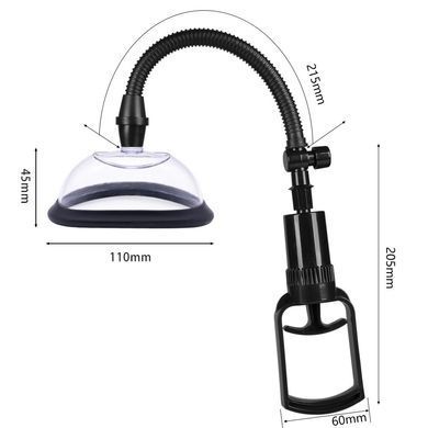 Вакуумна помпа для вульви Pussy Pump Premium Fun розмір S (11 см), механічний насос SO8701 фото