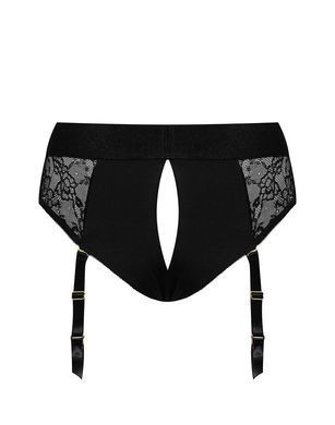 Мереживні трусики для страпона з підв&rsquo;язками для панчіх Strap-On-Me DIVA HARNESS - L SO4512 фото