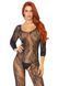 Бодістокінг Leg Avenue Swirl Lace Bodystocking One size Black, ажурна тканина, доступ SO8617 фото 1
