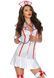 ​​Еротичний костюм медсестри Leg Avenue Head Nurse S/M, сукня, аксесуар на голову, стетоскоп SO9107 фото 1