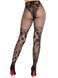 Колготки Leg Avenue Dahlia Lace Tights with Net Thigh Detail One Size SX2747 фото 3