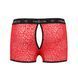 Чоловічі прозорі боксери Passion 046 SHORT PARKER L/XL Red, сітка, під леопард SO7609 фото 6