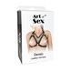 Портупея жіноча з шипами Art of Sex - Demia Leather harness, Чорна XS-M SO8305 фото 3