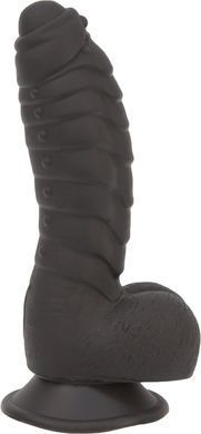 Фалоімітатор ADDICTION Ben 7" Dildo With Balls Black, віброкуля в подарунок SX3156 фото