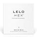 Презервативи LELO HEX Condoms Original 3 Pack, тонкі та суперміцні SO8130 фото 1