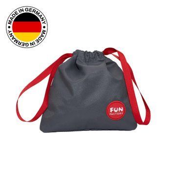Сумка для секс-іграшок Fun Factory TOYBAG, S, сіра, кисет, 14x14 см SX1009 фото