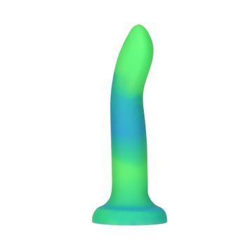 Фалоімітатор, що світиться в темряві, ADDICTION Rave 8&Prime;, Glow in the Dark Dildo Blue Green, 20,3 см SO6849 фото