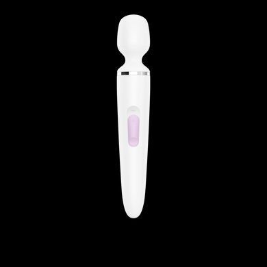 Вібромасажер Satisfyer Wand-er Woman (White/Chrome), водонепроникний, потужний, розмір XXL SO3458 фото