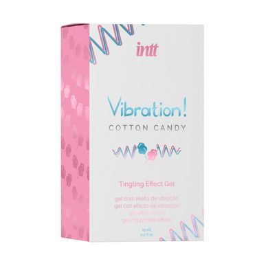 Рідкий вібратор Intt Vibration Cotton Candy (15 мл), густий гель, дуже смачний, діє до 30 хвилин SO9812 фото