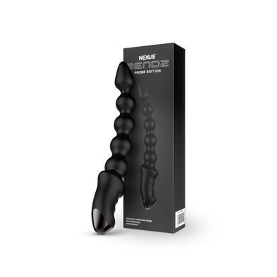 Анальний вібратор-намисто Nexus BENDZ Bendable Vibrator Probe Edition, ефект пам&rsquo;яті форми SO6637 фото