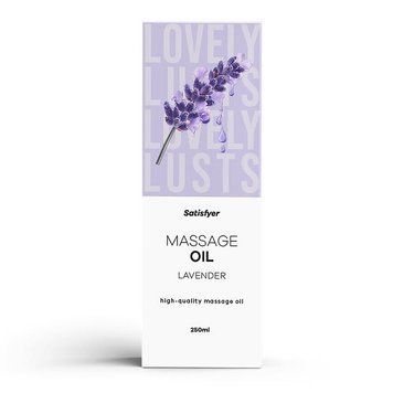 Масажна олія Satisfyer Massage Oil Lavender 250 мл SX2703 фото