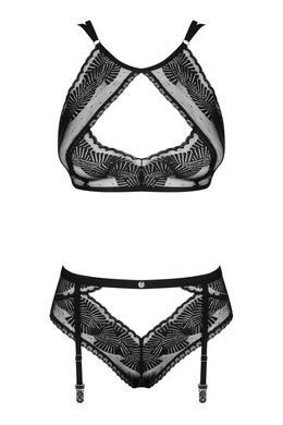 Комплект Obsessive Allastia 2-pcs set black L/XL SX2578 фото