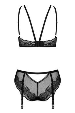 Комплект Obsessive Allastia 2-pcs set black L/XL SX2578 фото