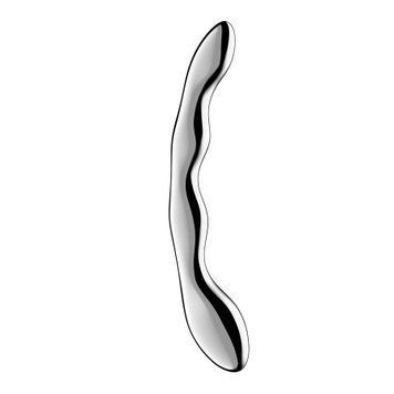 Металевий дилдо Satisfyer Cosmic Crest 2, двосторонній, можна нагрівати й охолоджувати SX3252 фото