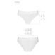 Трусики з прозорою вставкою Passion PS002 PANTIES XL, white SO4198 фото 5